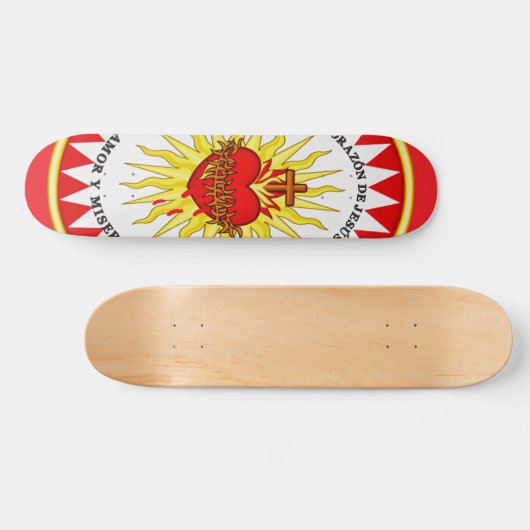 イエスの最も神聖なハート スケートボード (横)