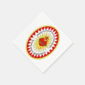 イエスの最も神聖なハート スタンダードカクテルナプキン (角)