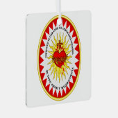 イエスの最も神聖なハート メタルオーナメント (正面右)