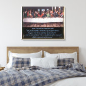 イエスの最後の夕食の絵画キャンバス キャンバスプリント (インサイチュ (寝室))