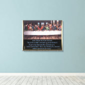 イエスの最後の夕食の絵画キャンバス キャンバスプリント (インサイチュ (ウッドフロア))