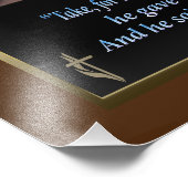 イエスの最後の夕食の絵画キャンバス フォトプリント            (角)