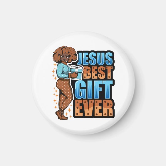 イエスの最高の贈り物は永遠にメリークリスマスpajamaメラニ マグネット (正面)