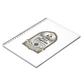 イエスの洗礼証明書スタイル イエスの洗礼証明書 ノートブック (左側)
