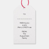 イエスの理由シーズン |フェスティバルリース |クリスマス ギフトタグ (裏面)