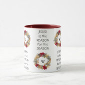 イエスの理由シーズン |フェスティバルリース |クリスマス マグカップ (中央)