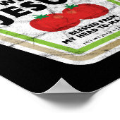 イエスの神の信仰に追いつく ポスター (角)