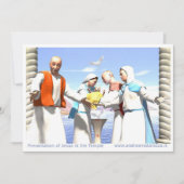 イエスの神殿でのプレゼンテーション カード (正面)