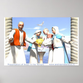 イエスの神殿でのプレゼンテーション ポスター