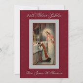 イエスの祭司 銀婚招待状 招待状 (正面)