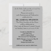 イエスの祭司 銀婚招待状 招待状 (裏面)