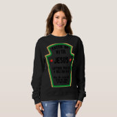 イエスの称賛に追い付く スウェットシャツ (正面フル)