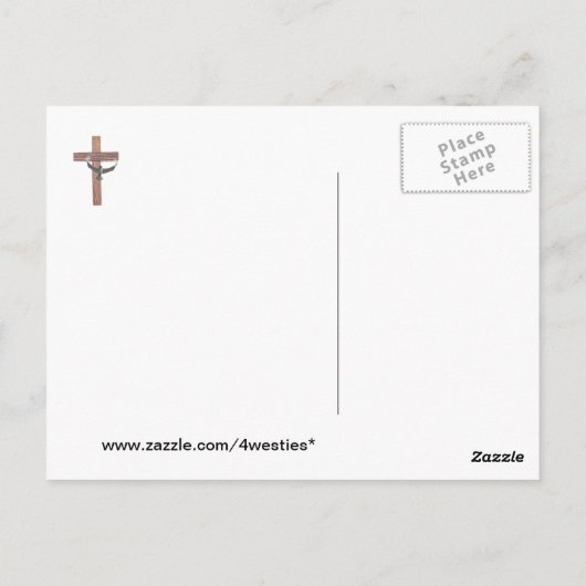 イエスの空の墓で臨時マリア・マグダレネ ポストカード (裏面)