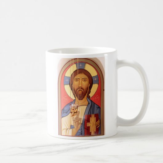 イエスの絵画 コーヒーマグカップ (右)