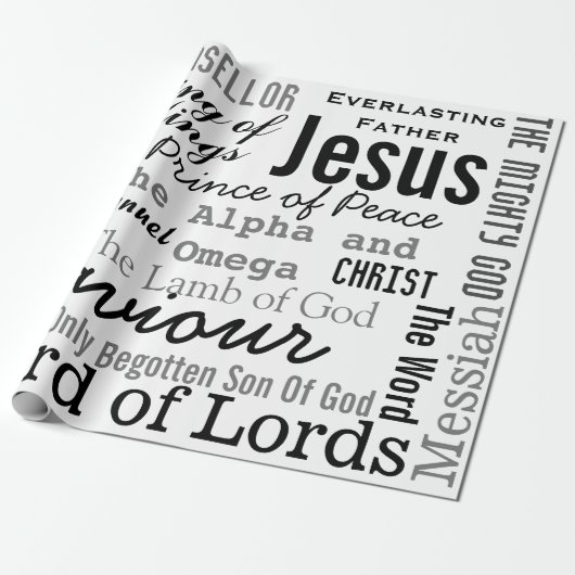 イエスの美しい名前 ラッピングペーパー (アンロールド)
