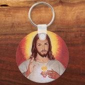 イエスの聖なるハート キーホルダー (正面)