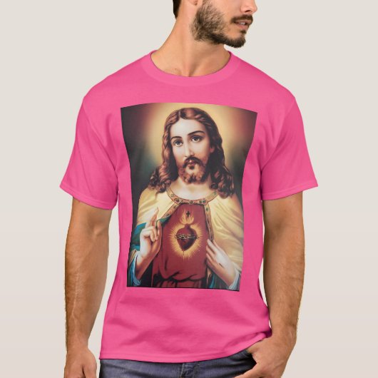 イエスの聖なるハート Tシャツ (正面)