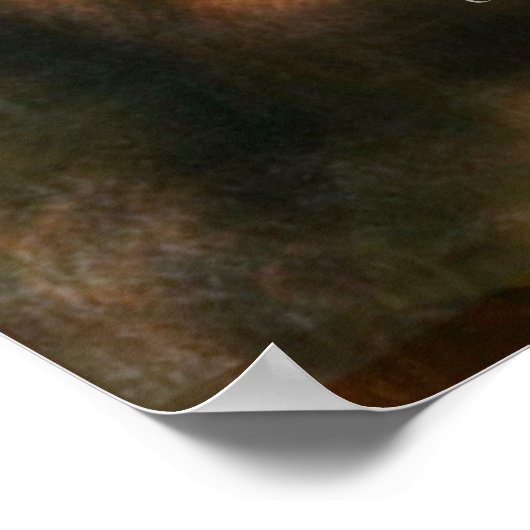 イエスの聖なる顔への祈りの言葉。 ポスター (角)