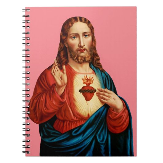 イエスの聖心の美術肖像画 ノートブック (正面)