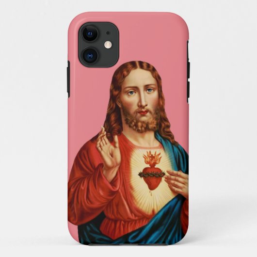 イエスの聖心の美術肖像画 Case-Mate iPhoneケース (裏面)