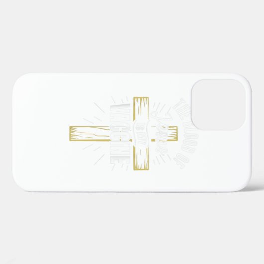 イエスの血は私のワクチン神クリスチャンFaiである Case-Mate iPhoneケース (裏面 (横))