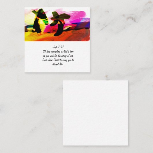 イエスの言葉 エンクロージャーカード (正面/裏面)