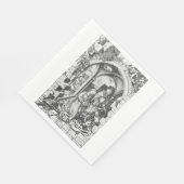 イエスの誕生（Martin Schongauer著） スタンダードランチョンナプキン (角)