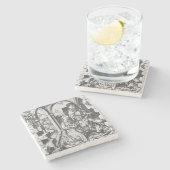 イエスの誕生（Martin Schongauer著） ストーンコースター (横)