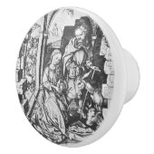 イエスの誕生（Martin Schongauer著） セラミックノブ (右)