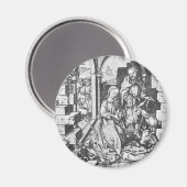 イエスの誕生（Martin Schongauer著） マグネット (正面/裏面)