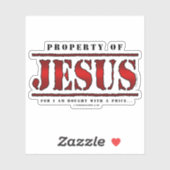 イエスの財産 シール (シート)