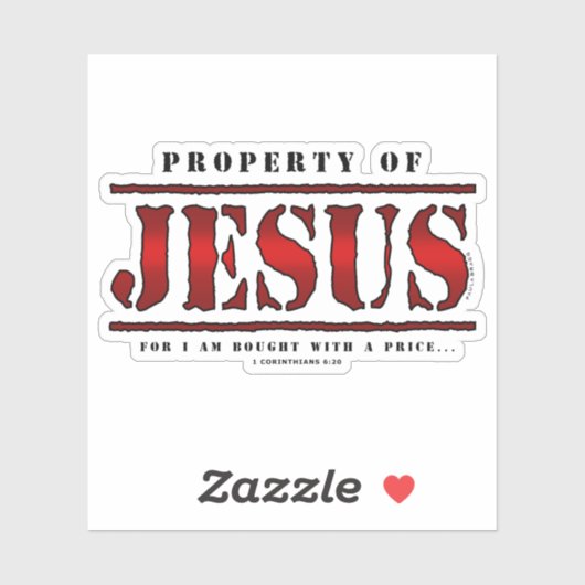 イエスの財産 シール (シート)