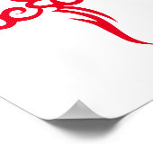 イエスの部族の十字架 ポスター (角)