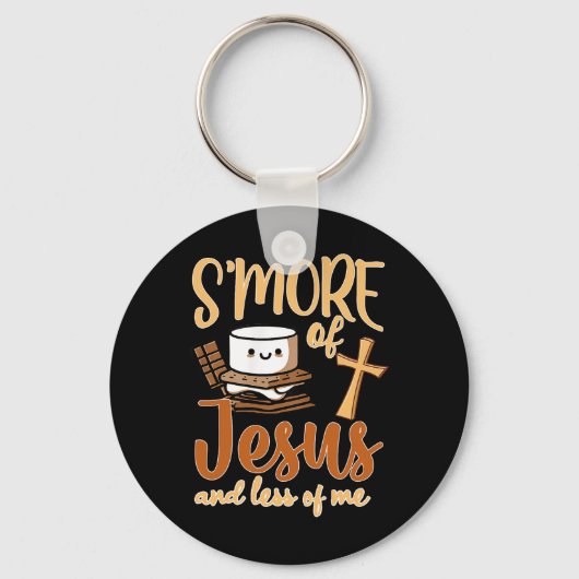 イエスのMore Of Jesus Less Of Me Christian Camper Camp キーホルダー (正面)