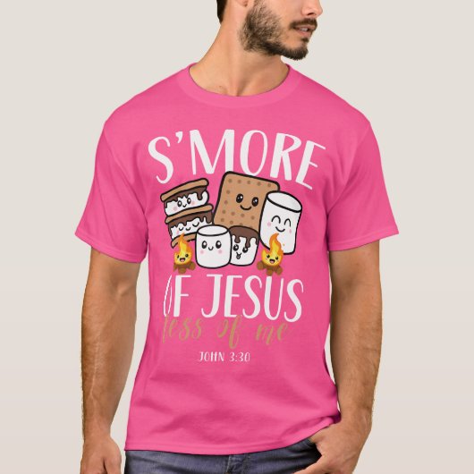 イエスのMore Of Jesus Less Of Me Christian Camper Camp Tシャツ (正面)