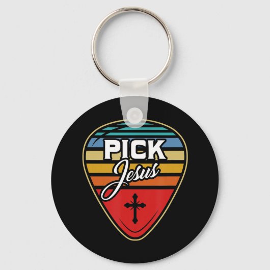イエスのTシャツを選ぶJの愛国的な信者である キーホルダー (正面)
