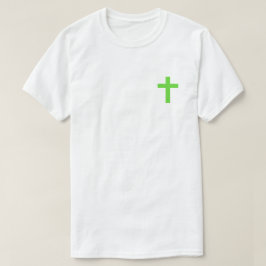 イエスのT信じシャツは緑 Tシャツ