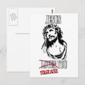 イエスはあなたを寛容する ポストカード (正面/裏面)