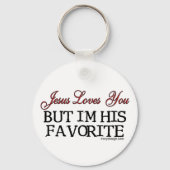 イエスはあなたを愛していお気に入りのる キーホルダー (裏面)