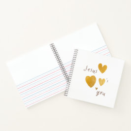 イエスはあなたを愛しています。子供の祈り日記スケッチブック ノートブック