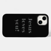 イエスはあなたを愛しています!Case-Mate iPhoneケース Case-Mate iPhoneケース (裏面 (横))