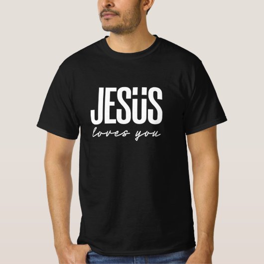 イエスはあなたを愛しています Tシャツ (正面)