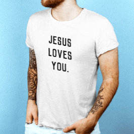 イエスはあなたを愛しています Tシャツ