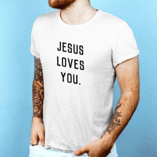 イエスはあなたを愛しています Tシャツ