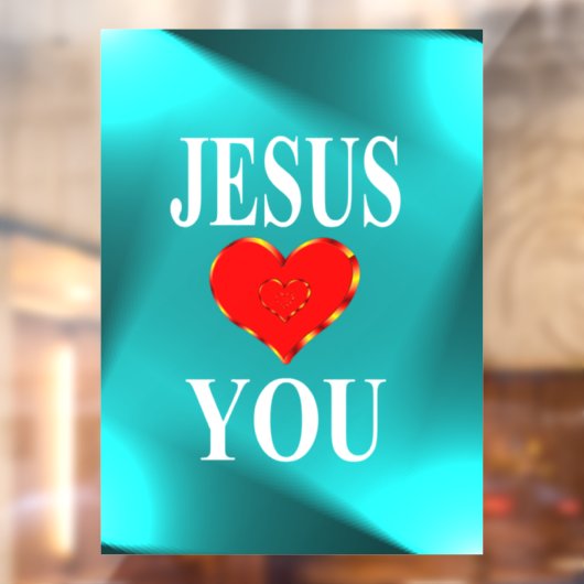 イエスはあなたを愛している ウィンドウサイン (シート2)