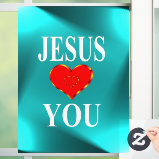 イエスはあなたを愛している ウィンドウサイン (ホーム)