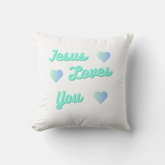 イエスはあなたを愛している クッション (正面)