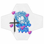 イエスはあなたを愛している  サッカーボール (フラット)