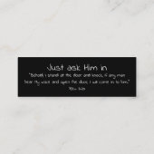 イエスはあなたを愛している スキニー名刺 (裏面)