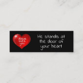 イエスはあなたを愛している スキニー名刺 (正面)